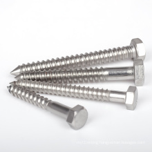 Stainless 304 Lag Bolts Hexagon Head Tapping Screws